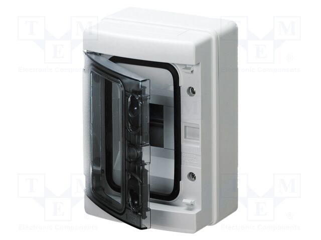 Enclosure: for modular components; IP65; wall mount; grey; 40 CD