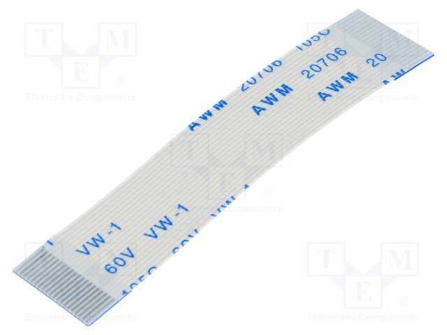 FFC cable; Cores: 20; Cable ph: 0.5mm; contacts on the same side