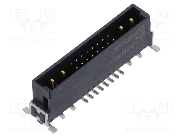 Connector: PCB to PCB; Series: har-flex Hybrid; -55÷125°C; SMT