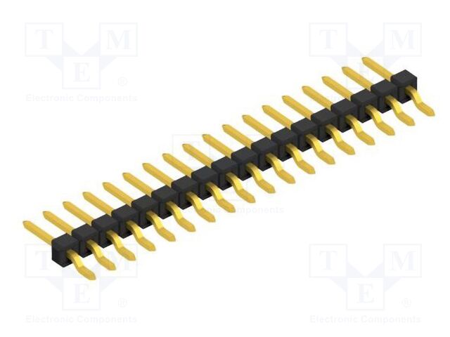 Connector: pin strips; pin header; male; PIN: 18; 2.54mm; SMT; 1x18