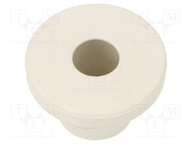 Grommet; EPDM; grey; Panel thick: 1÷4mm; Øcable: 15÷20mm; IP67