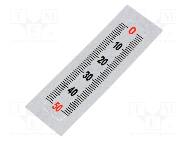 Ruler; figures vertically arranged,self-adhesive; W: 11mm