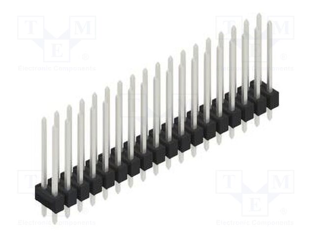 Connector: pin strips; pin header; male; PIN: 36; 2.54mm; THT; 2x18