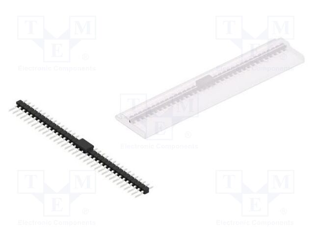 Connector: pin strips; pin header; male; PIN: 35; 2.54mm; SMT; 1x35