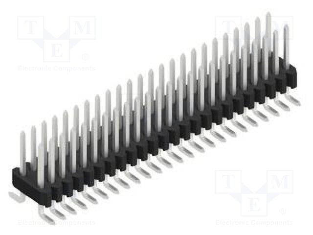 Connector: pin strips; pin header; male; PIN: 48; 1.27mm; SMT; 2x24