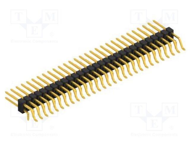 Connector: pin strips; pin header; male; PIN: 58; 2.54mm; SMT,THT