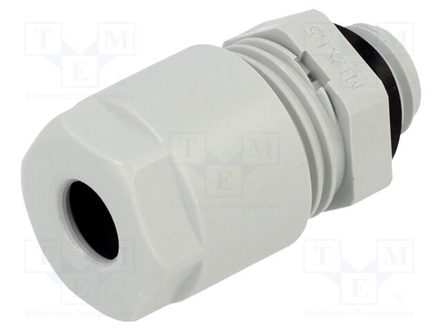 Cable gland; M12; polyamide; grey