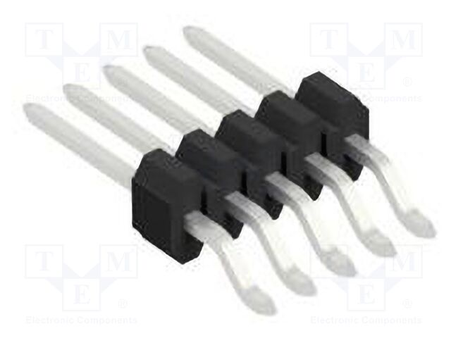 Connector: pin strips; pin header; male; PIN: 5; 1.27mm; SMT; 1x5