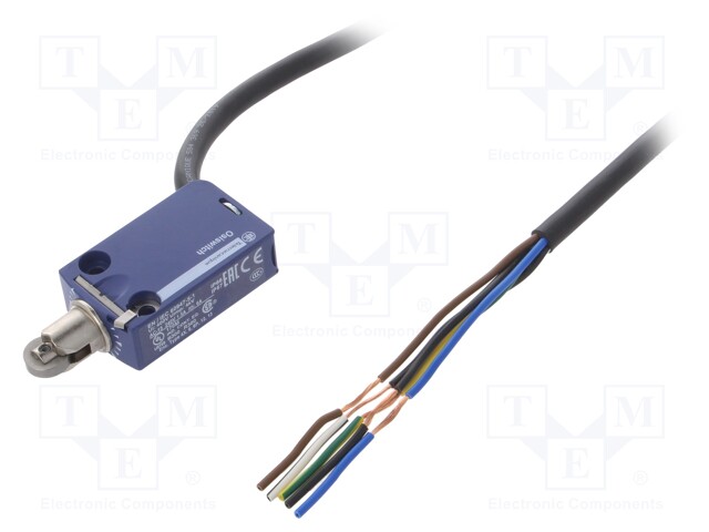 Limit switch; metal roller Ø11,6mm; NO + NC; 6A; max.250VAC; IP66