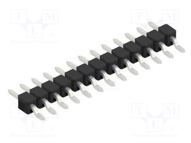 Connector: pin strips; pin header; male; PIN: 13; 2.54mm; SMT; 1x13