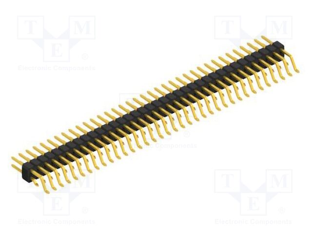 Connector: pin strips; pin header; male; PIN: 72; 2.54mm; SMT; 2x36