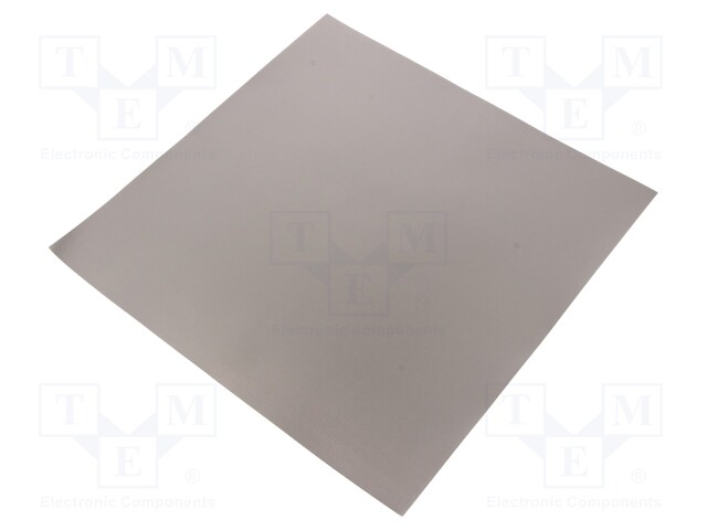 Shielding mat; 240x240x0.1mm; Permeability: 130; self-adhesive