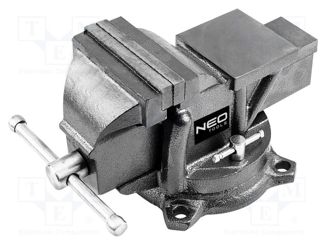 Vice; 100mm; with anvil; metalworks