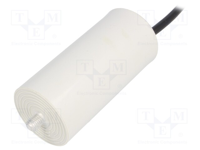 Film Capacitor, 20 µF, C27 Motor Run Series, 470 VAC, Wire Leaded, ± 5%, 20 V/µs