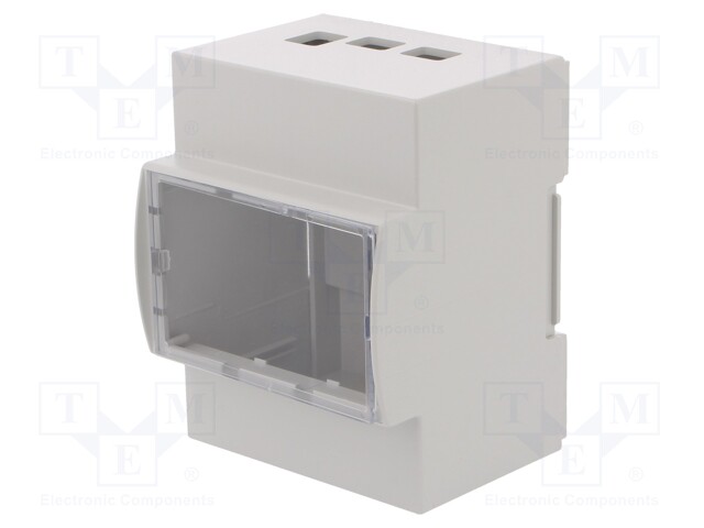 Enclosure: for computer; ARDUINO ZERO; ABS + PC; grey; X: 71.3mm