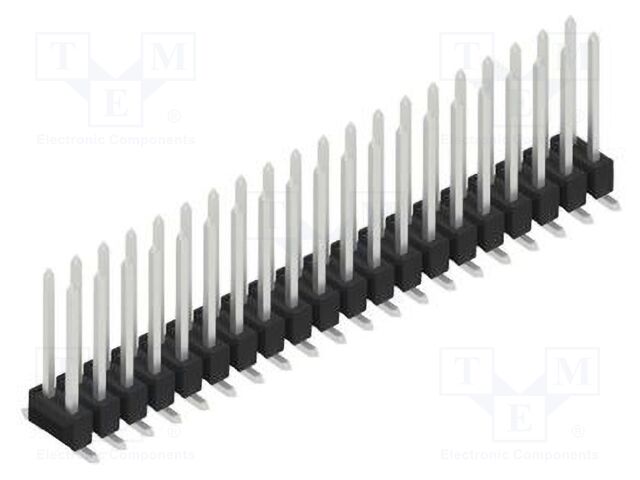 Connector: pin strips; pin header; male; PIN: 40; 2.54mm; SMT; 2x20