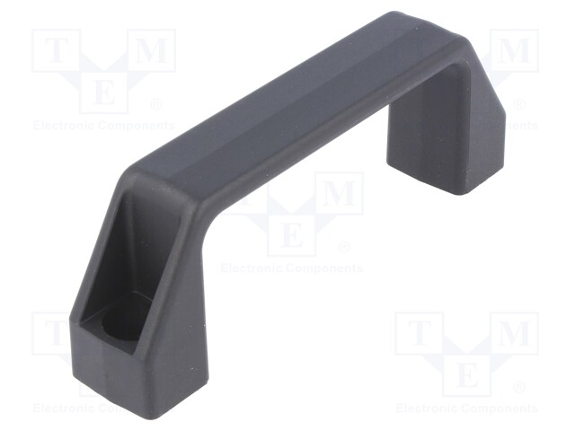 Handle; Mat: technopolymer (PP); black; H: 38mm; L: 109mm; W: 21mm