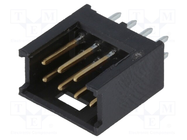 Socket; wire-board; male; AMPMODU MOD II; 2.54mm; PIN: 8; THT