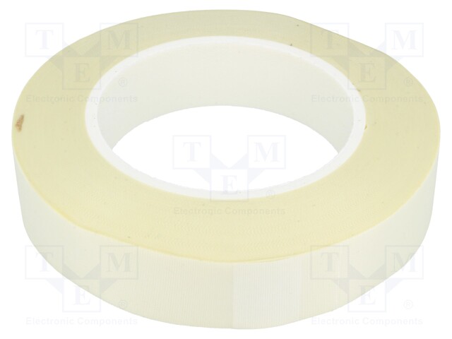 Tape: insulation; W: 25mm; L: 50m; D: 0.16mm; white; acrylic; 5%; 2.5kV