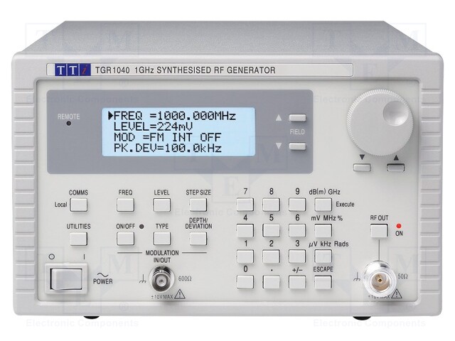 Generator: signal; 0,5kHz-100kHz,frequency resolution:  0,5kHz