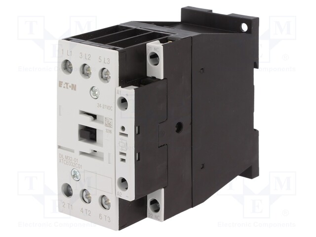 Contactor: 3-pole; NO x3; Auxiliary contacts: NC; 24VDC; 32A; 690V