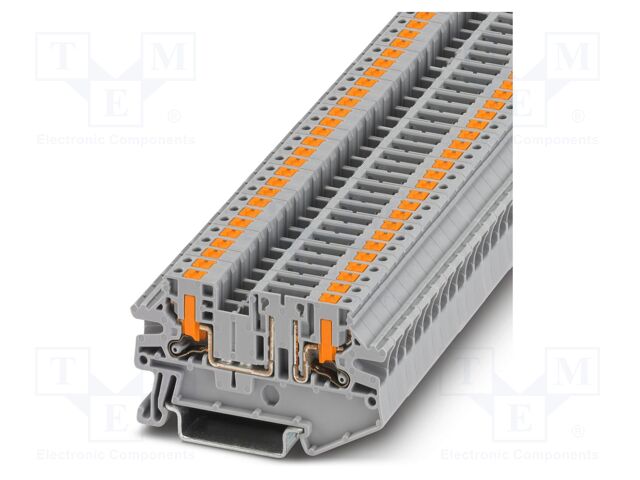 Splice terminal: rail; PTV; 20A; 400V; push-in; PA; L: 36.9mm