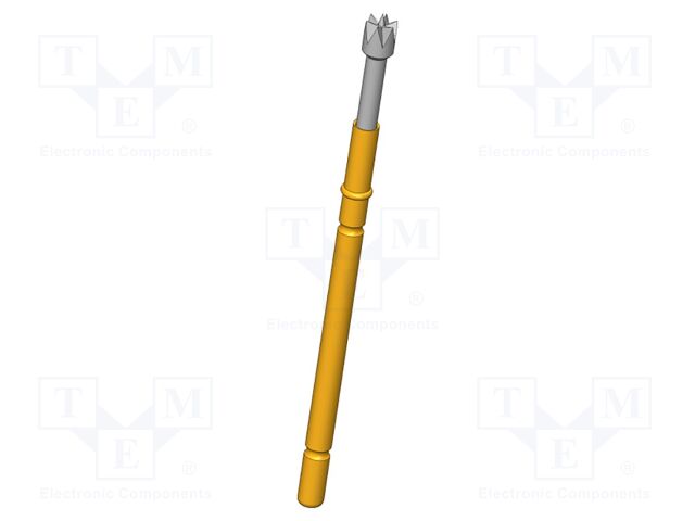 Test needle; Operational spring compression: 4mm; 5A; Ø: 2mm; 0.8N