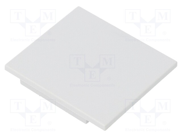 Cap for LED profiles; grey; ABS; Application: VARIO30-03