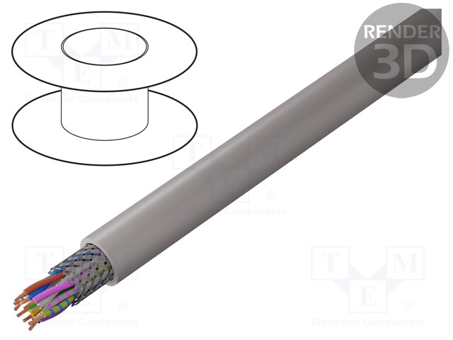 Wire; UNITRONIC® PUR CP (TP); tinned copper braid; PUR