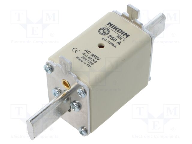 Fuse: fuse; gG; 250A; 500VAC; industrial; NH1