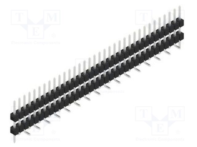Connector: pin strips; pin header; male; PIN: 34; 2.54mm; SMT; 1x34