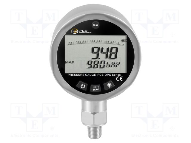 Manometer; Press.meas.range: 0÷25bar; LCD 2,5"; ±0.25%; IP56