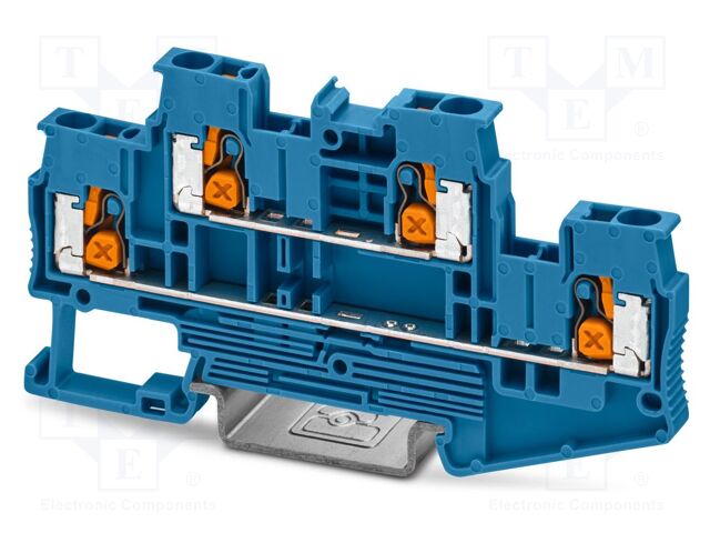 Splice terminal: rail; XT; 800V; PA; L: 46.1mm; 0.5÷4mm2; ways: 2