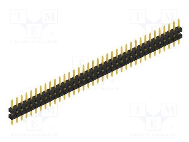 Connector: pin strips; pin header; male; PIN: 36; 2mm; THT; 1x36