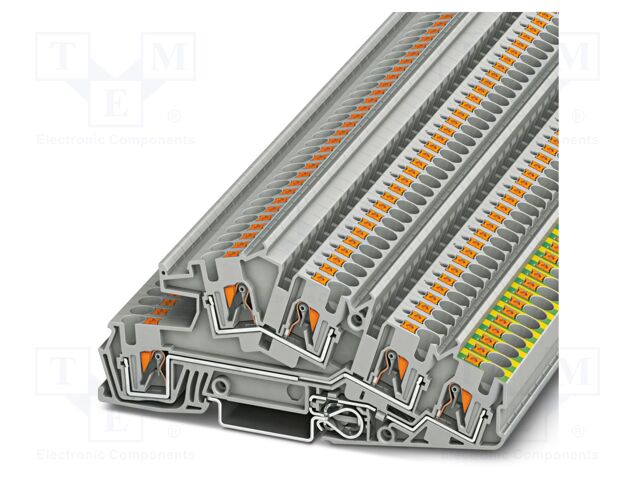 Splice terminal: rail; PA; terminals: 5; W: 6.2mm; H: 114mm