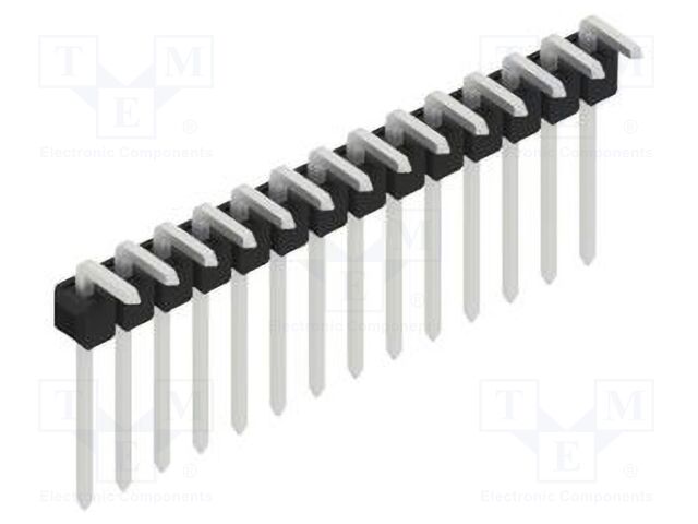 Connector: pin strips; pin header; male; PIN: 14; 2.54mm; THT; 1x14