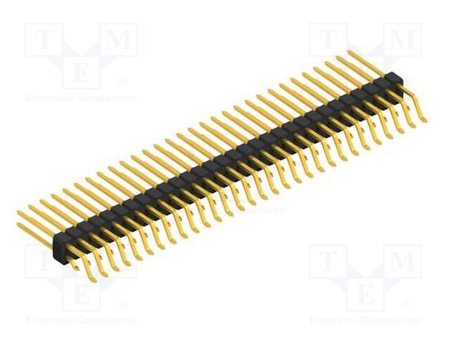 Connector: pin strips; pin header; male; PIN: 60; 2.54mm; SMT; 2x30