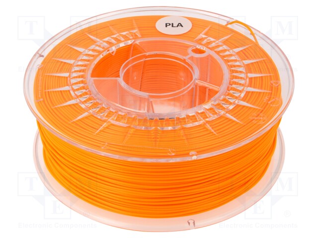 Filament: PLA; 1.75mm; orange (bright); 200÷235°C; 1kg; ±0,05mm