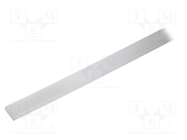 Cover for LED profiles; white; 2m; V: C; push-in