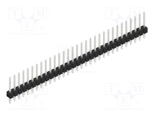 Connector: pin strips; pin header; male; PIN: 31; 2.54mm; THT; 1x31