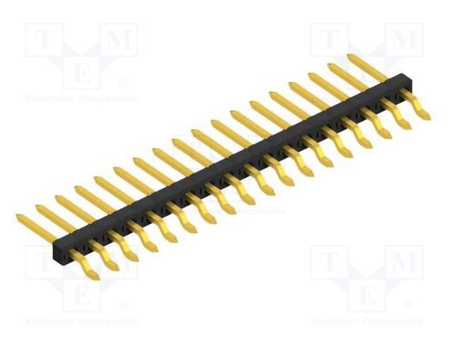 Connector: pin strips; pin header; male; PIN: 18; 2mm; SMT; 1x18