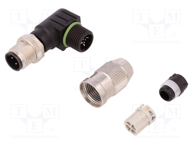Plug; M12; PIN: 4; male; A code-DeviceNet / CANopen; for cable