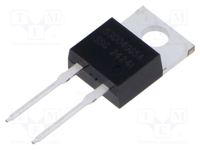 Diode: Schottky rectifying; SiC; THT; 650V; 4A; TO220AC; Ufmax: 2.2V