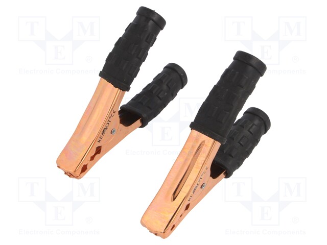 Crocodile clip; 400A; Grip capac: max.290mm; Overall len: 150mm