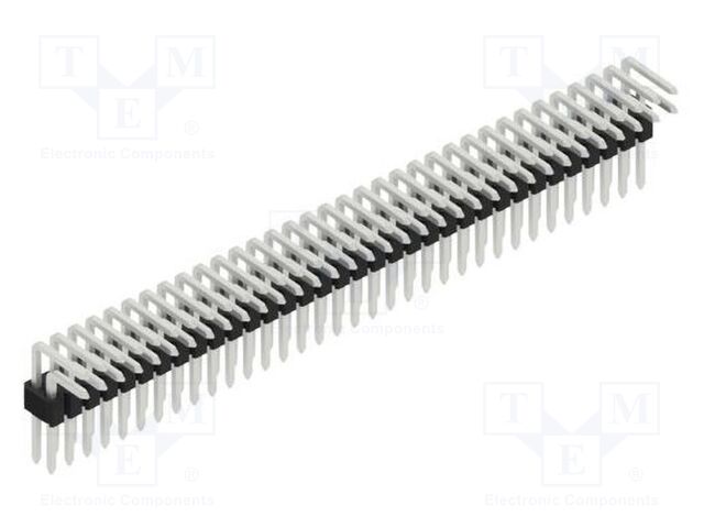 Connector: pin strips; pin header; male; PIN: 68; 1.27mm; THT; 2x34