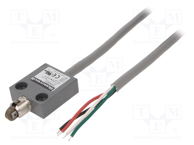 LIMIT SWITCH, CROSS ROLLER PLUNGER, SPDT