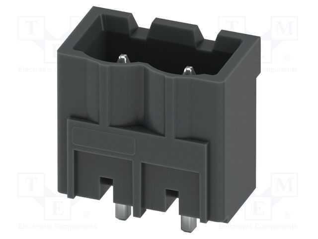 PCB headers, nominal cross section: 2.5 mm?, color: black, n