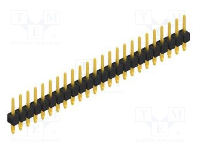 Connector: pin strips; pin header; male; PIN: 24; 2.54mm; THT; 1x24