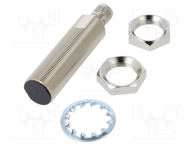 Sensor: inductive; Output conf: PNP / NO; 0÷12mm; 10÷30VDC; M18