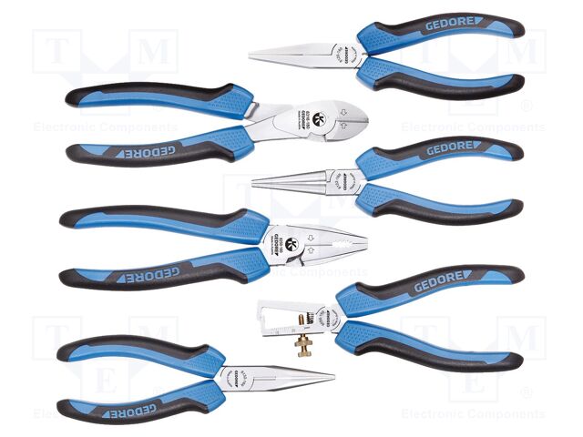Kit: pliers; universal; 6pcs.